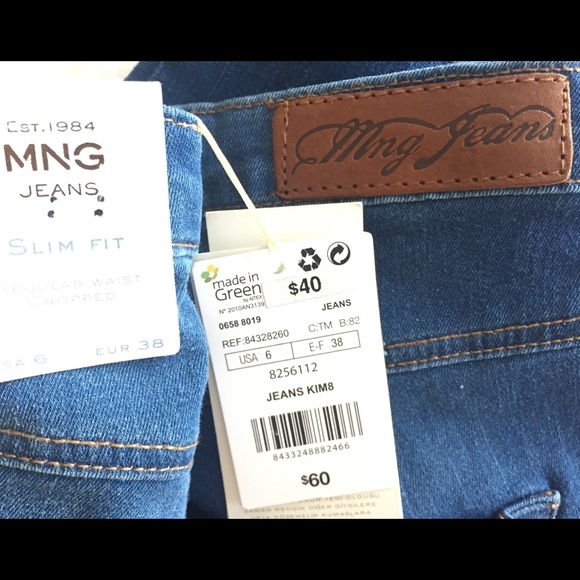 NWT MNG Slim Fit skinny Jeans Size 6 - Picture 6 of 8